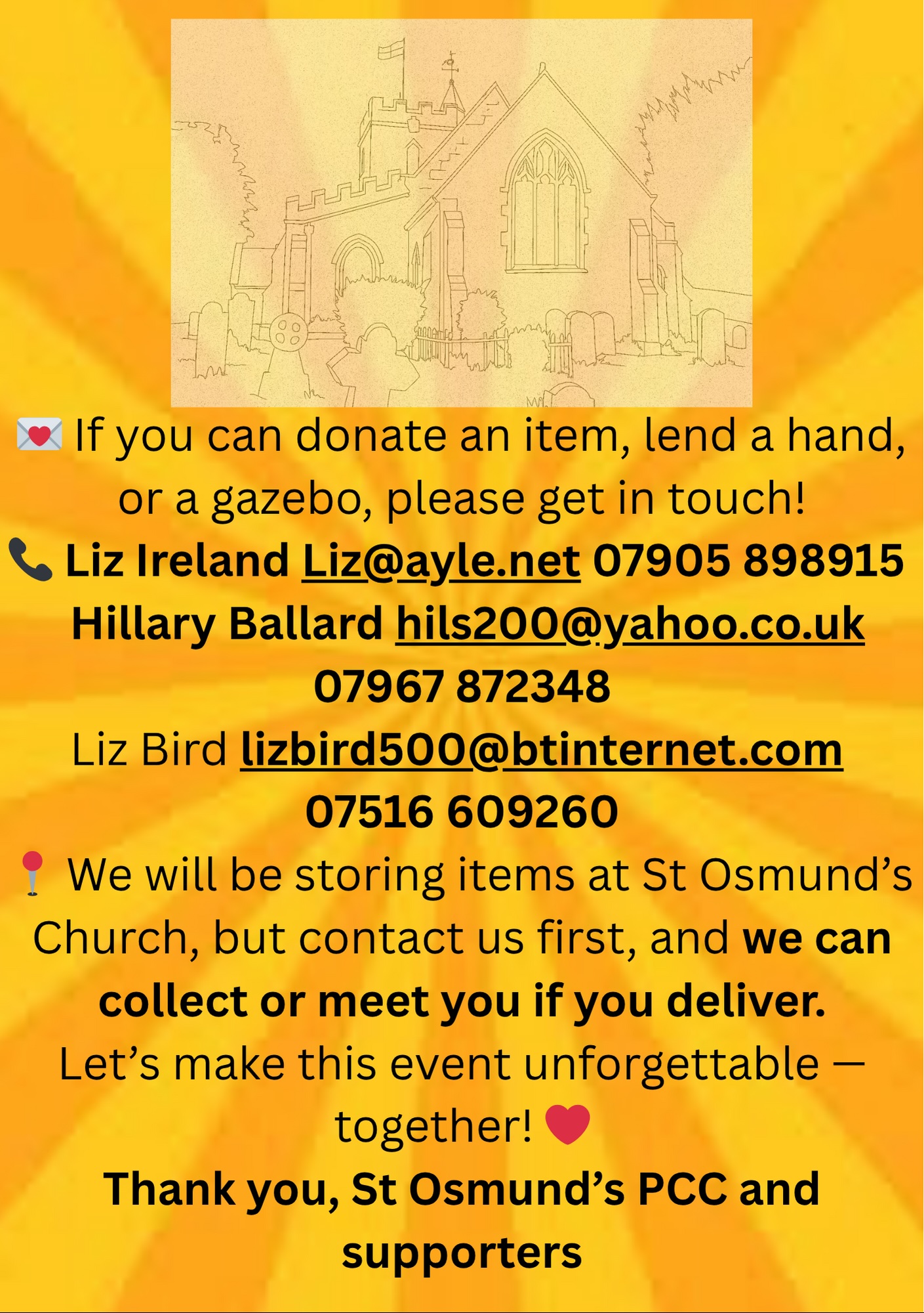 Osmington Boiler Event Help Needed
